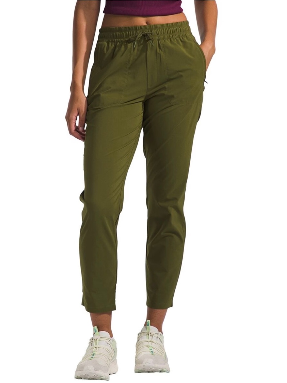 The North Face Forest Olive Green Never Stop Wearing Hiking Pant Size Small